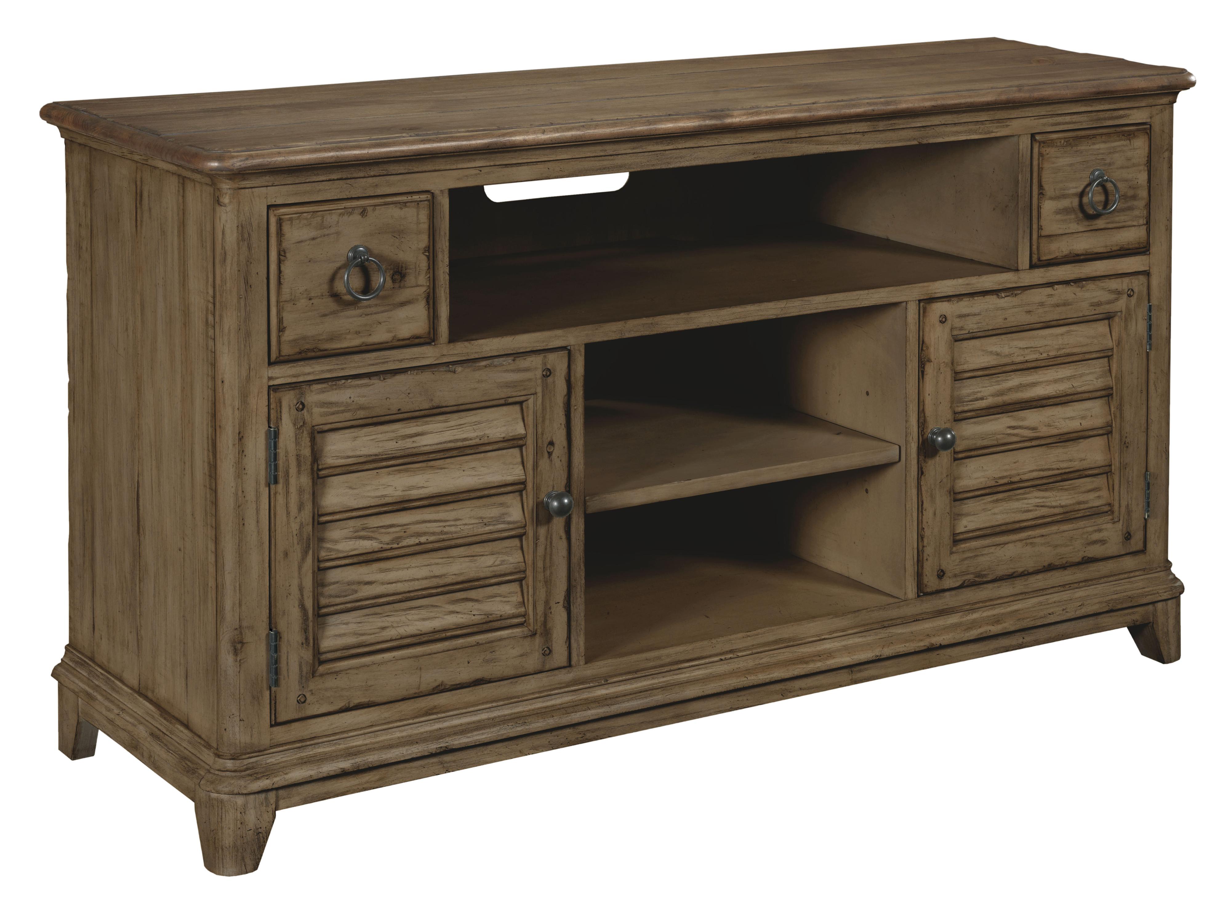 56" Console with 2 Drawers and Doors and Adjustable Shelves